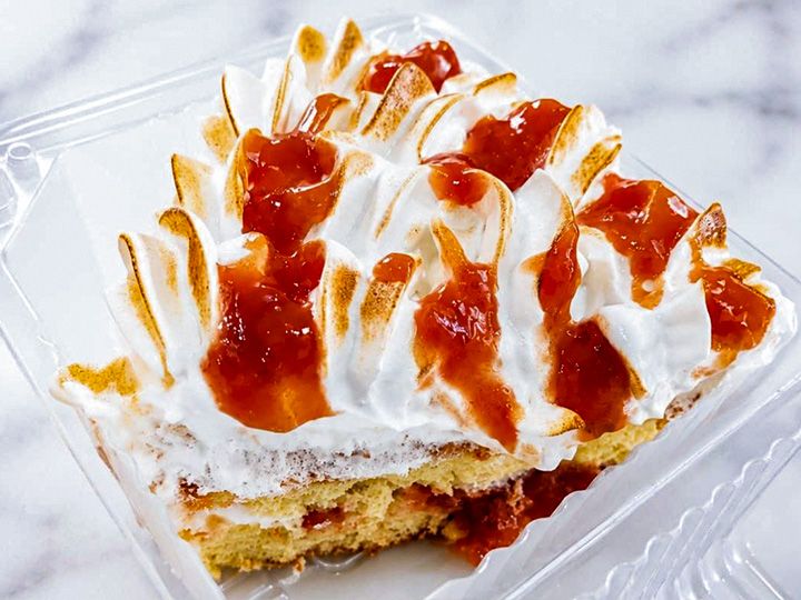 Bizcocho vainilla con guayaba