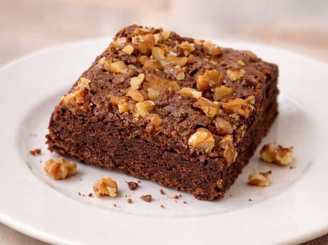 Brownie con nueces