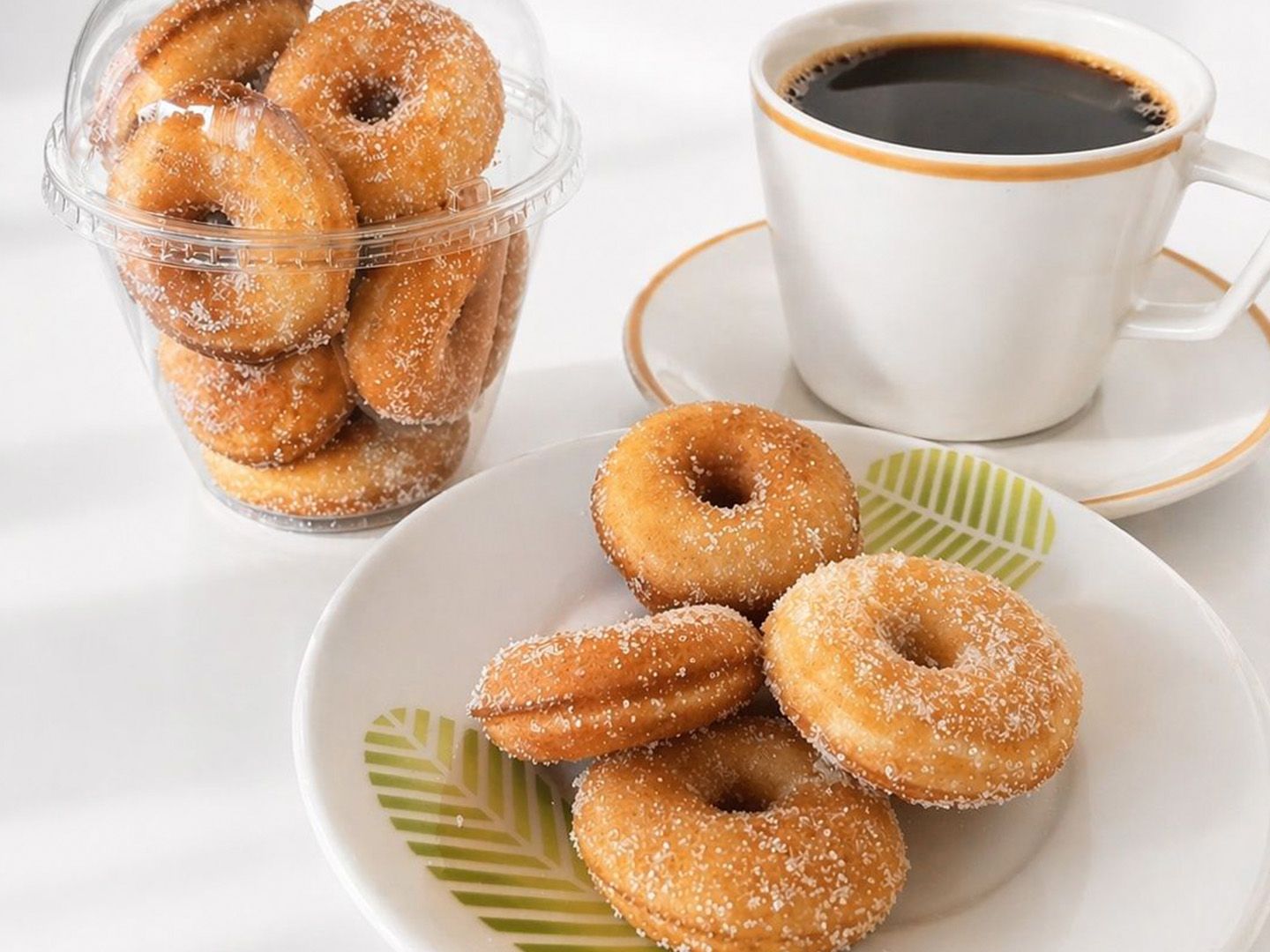 Mini donuts azucaradas