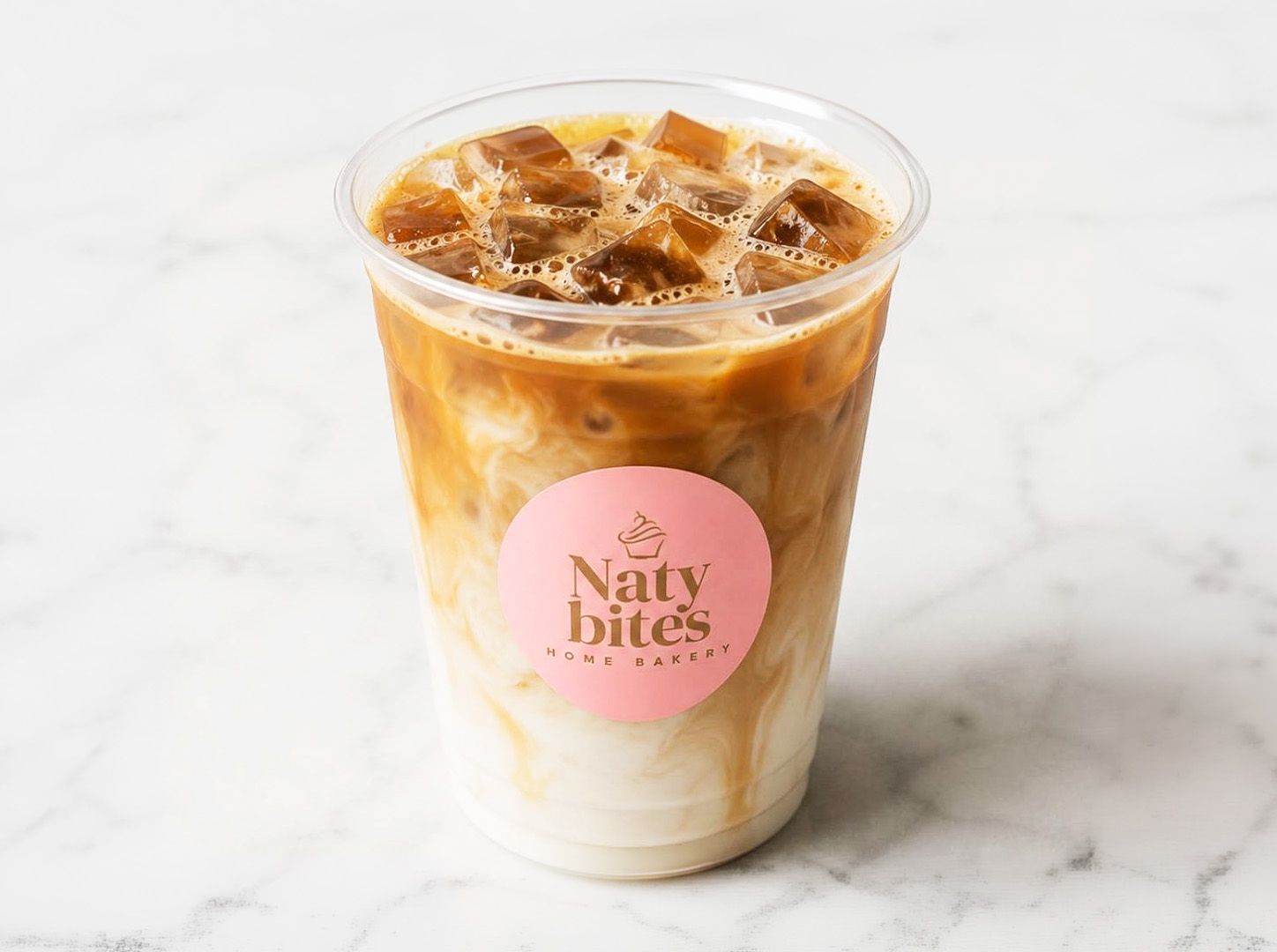 Iced latte 12 oz