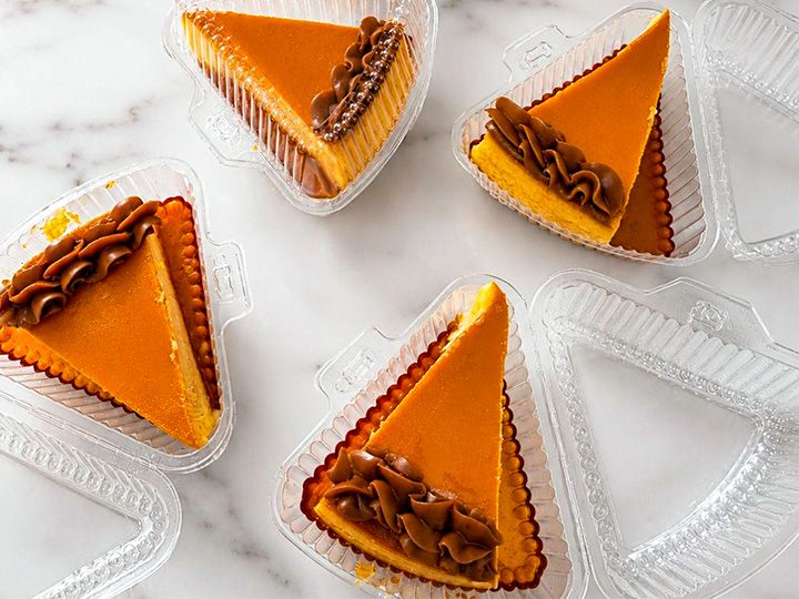 Flan de caramelo con dulce de leche