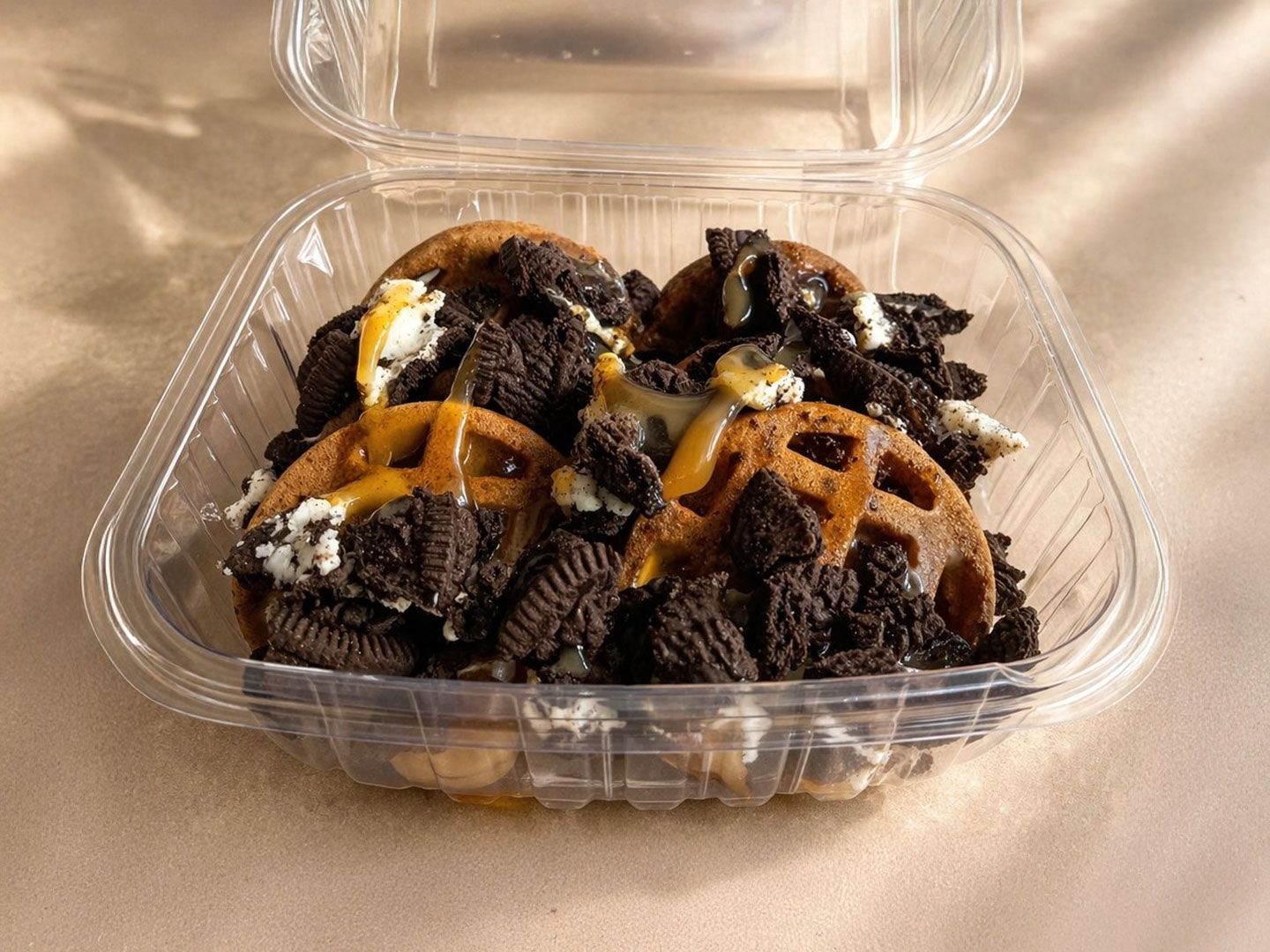 Mini waffles box